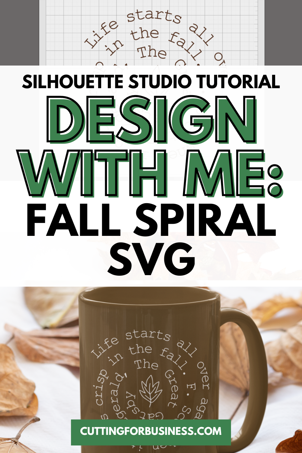 Silhouette Studio Tutorial: Fall Spiral SVG - cuttingforbusiness.com