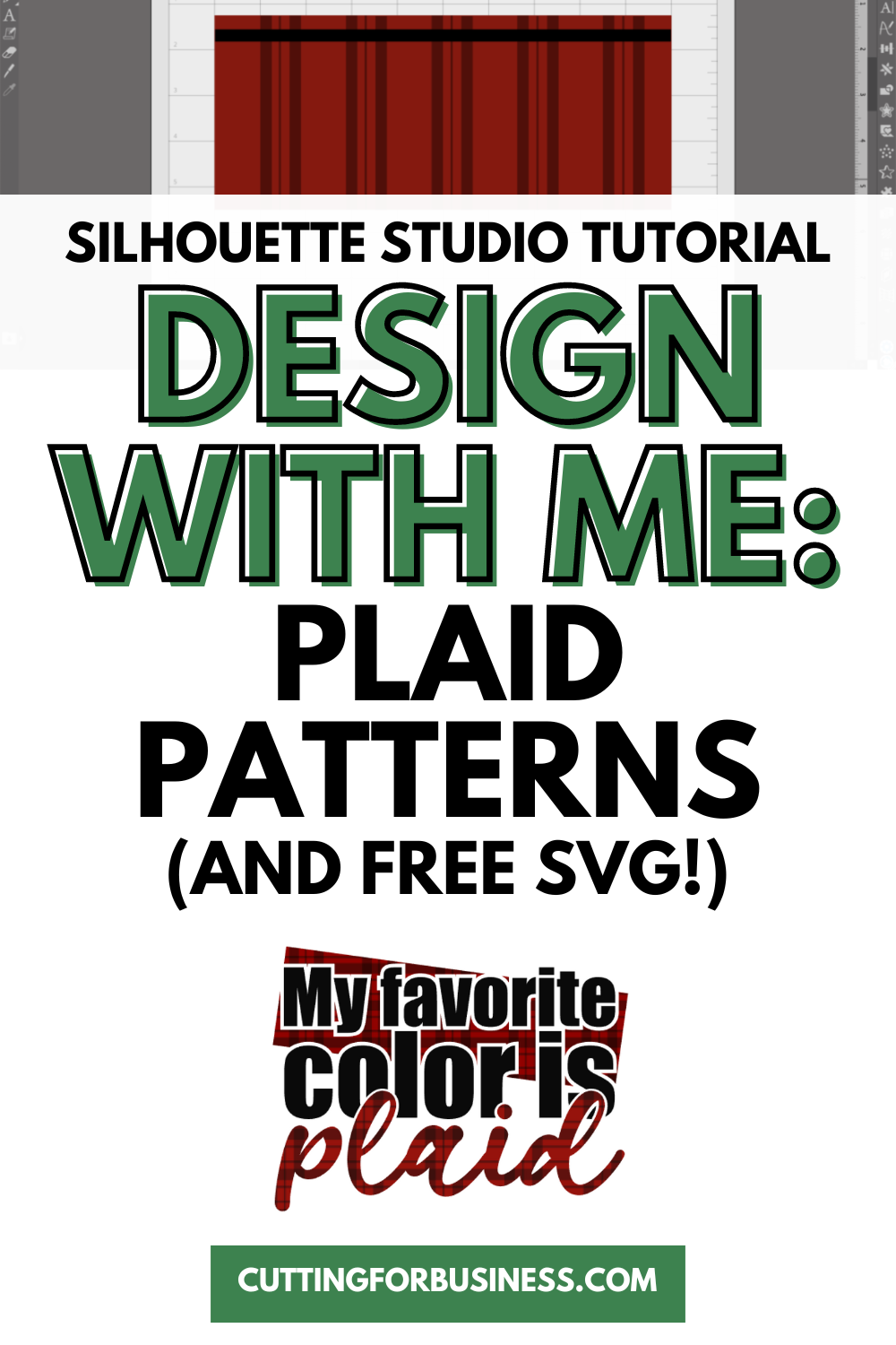 Silhouette Studio Tutorial: How to Create Plaid Patterns - cuttingforbusiness.com