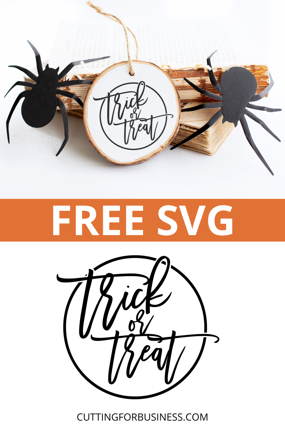 Free Halloween Trick or Treat SVG - cuttingforbusiness.com