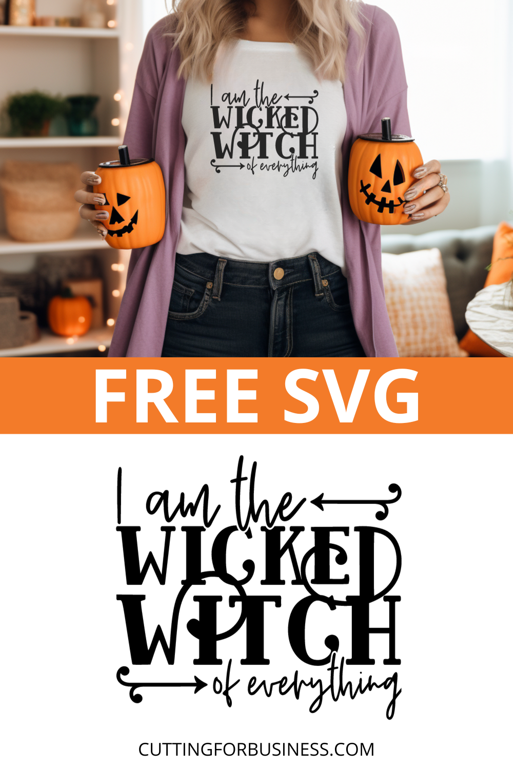 Free Halloween Wicked Witch SVG - cuttingforbusiness.com