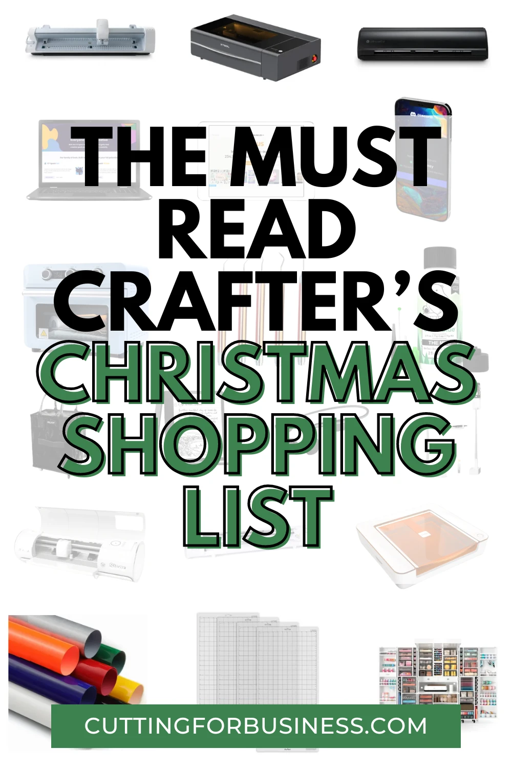 Christmas Shopping List for Crafters - cuttingforbusiness.com