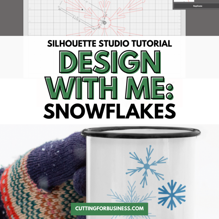 Silhouette Studio Tutorial: How to Design Snowflakes