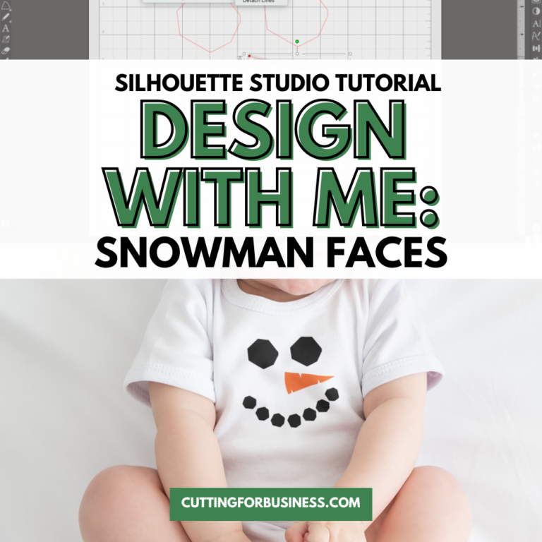 Silhouette Studio Tutorial: Classic Snowman Faces