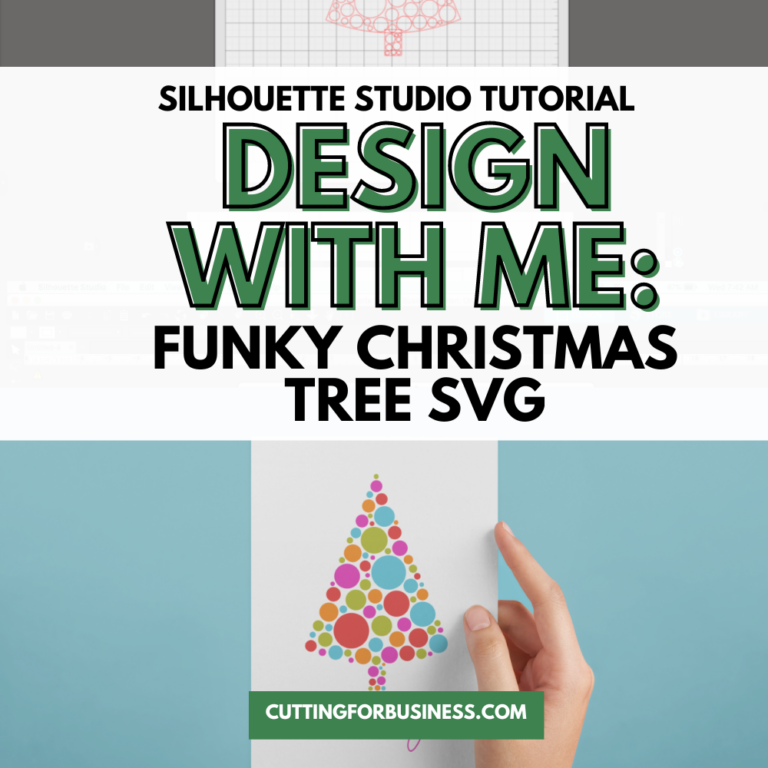 Silhouette Studio Tutorial: Funky Christmas Tree SVG