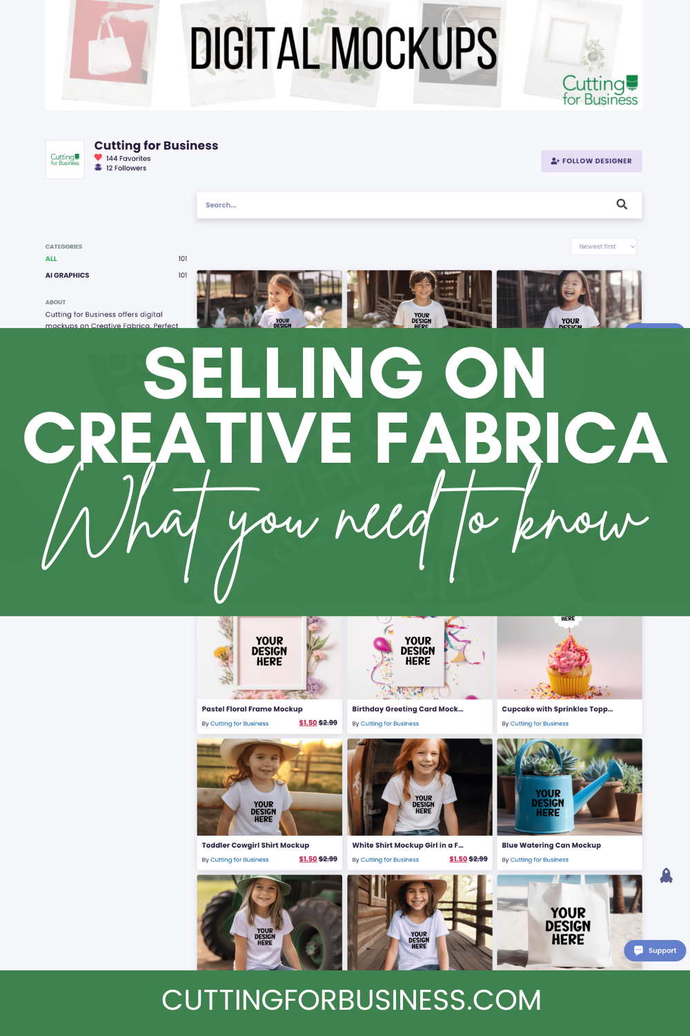 Selling on Creative Fabrica - cuttingforbusiness.com