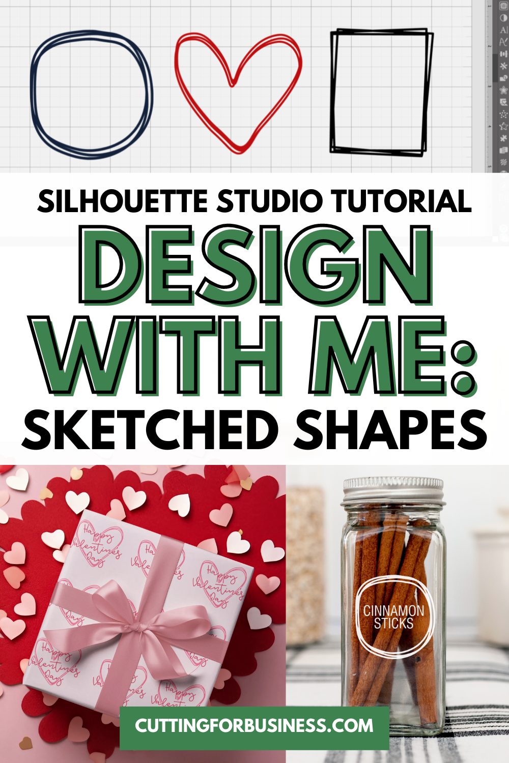 Silhouette Studio Tutorial: How to a Create Sketched Shape SVG - cuttingforbusiness.com