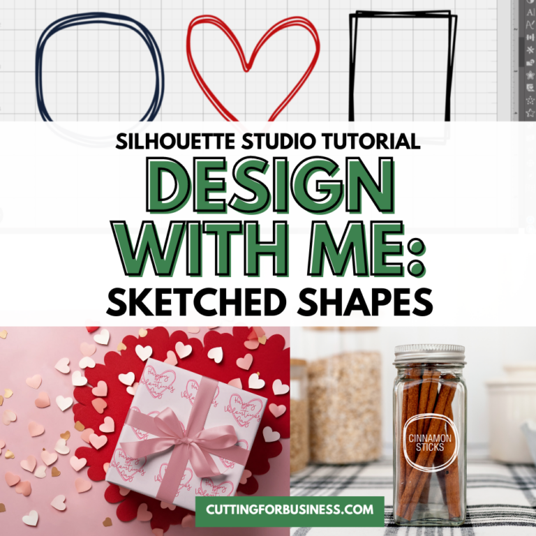 Silhouette Studio Tutorial: How to a Create Sketched Shape SVG