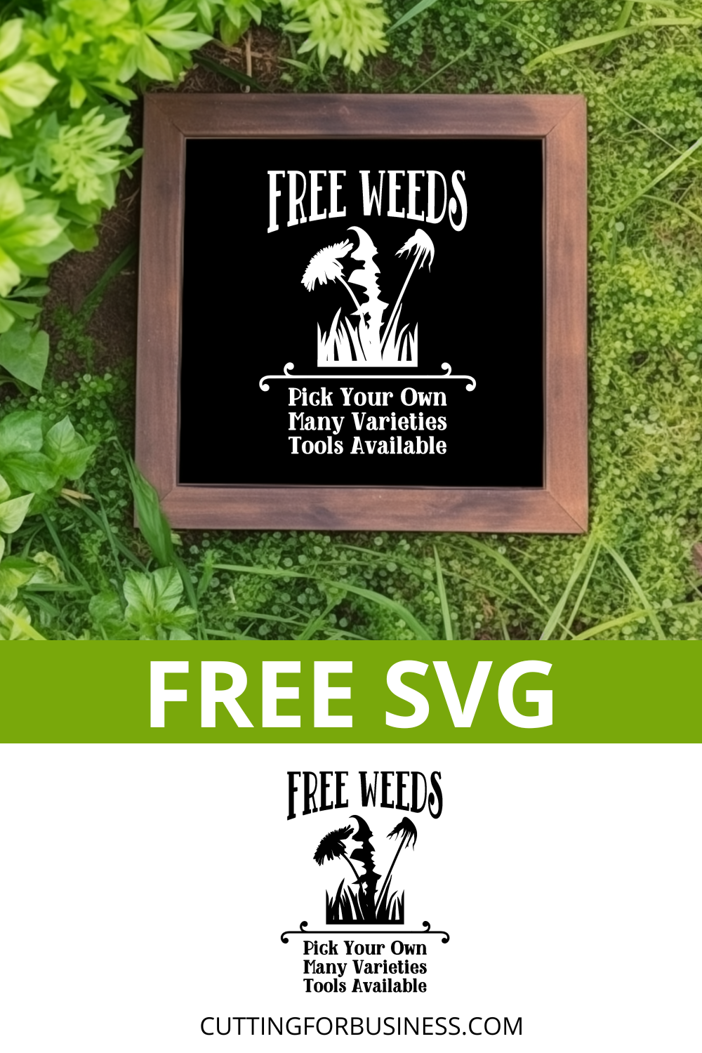 Free Garden Weeds SVG - cuttingforbusiness.com