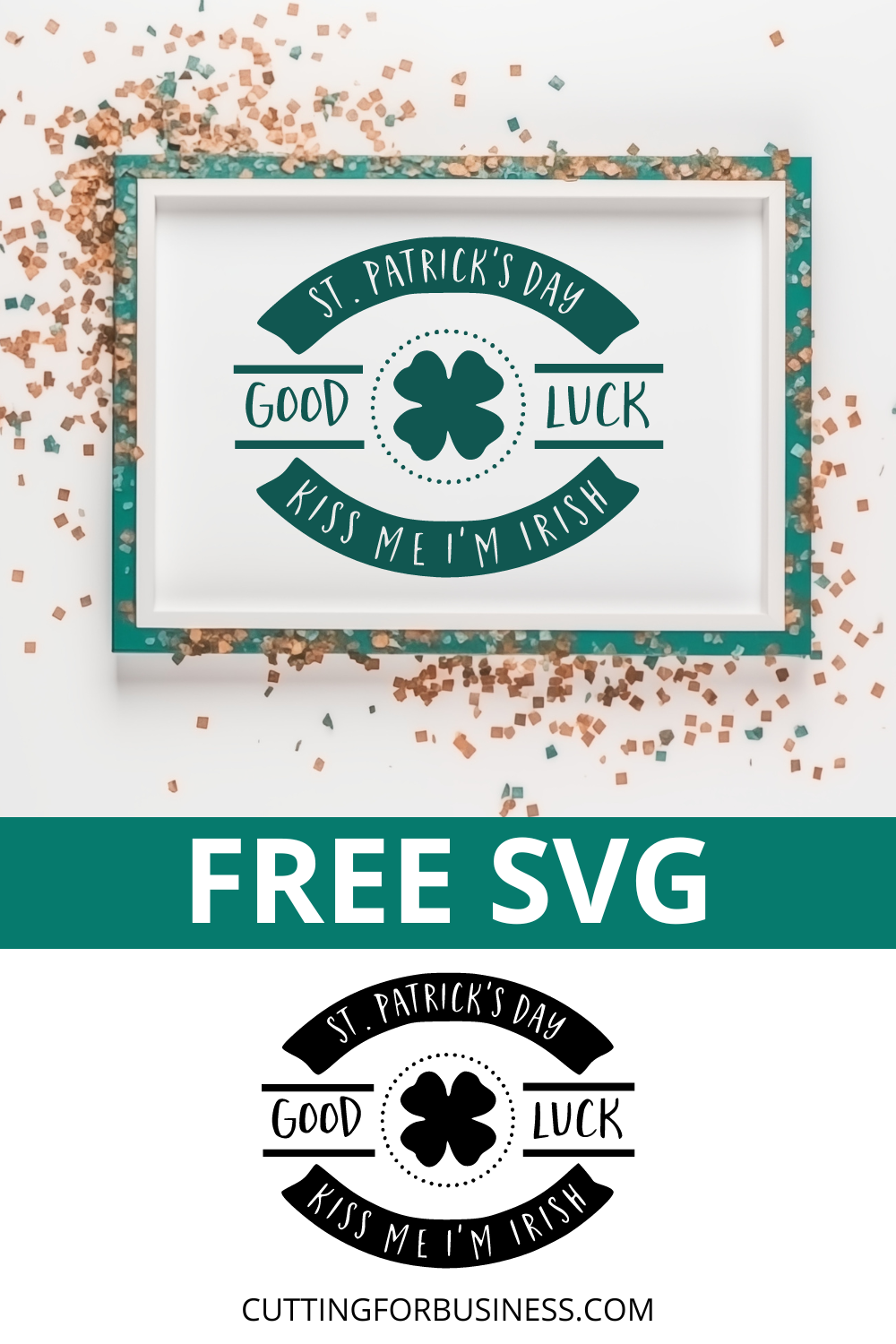Free St. Patrick's Day SVG - cuttingforbusiness.com