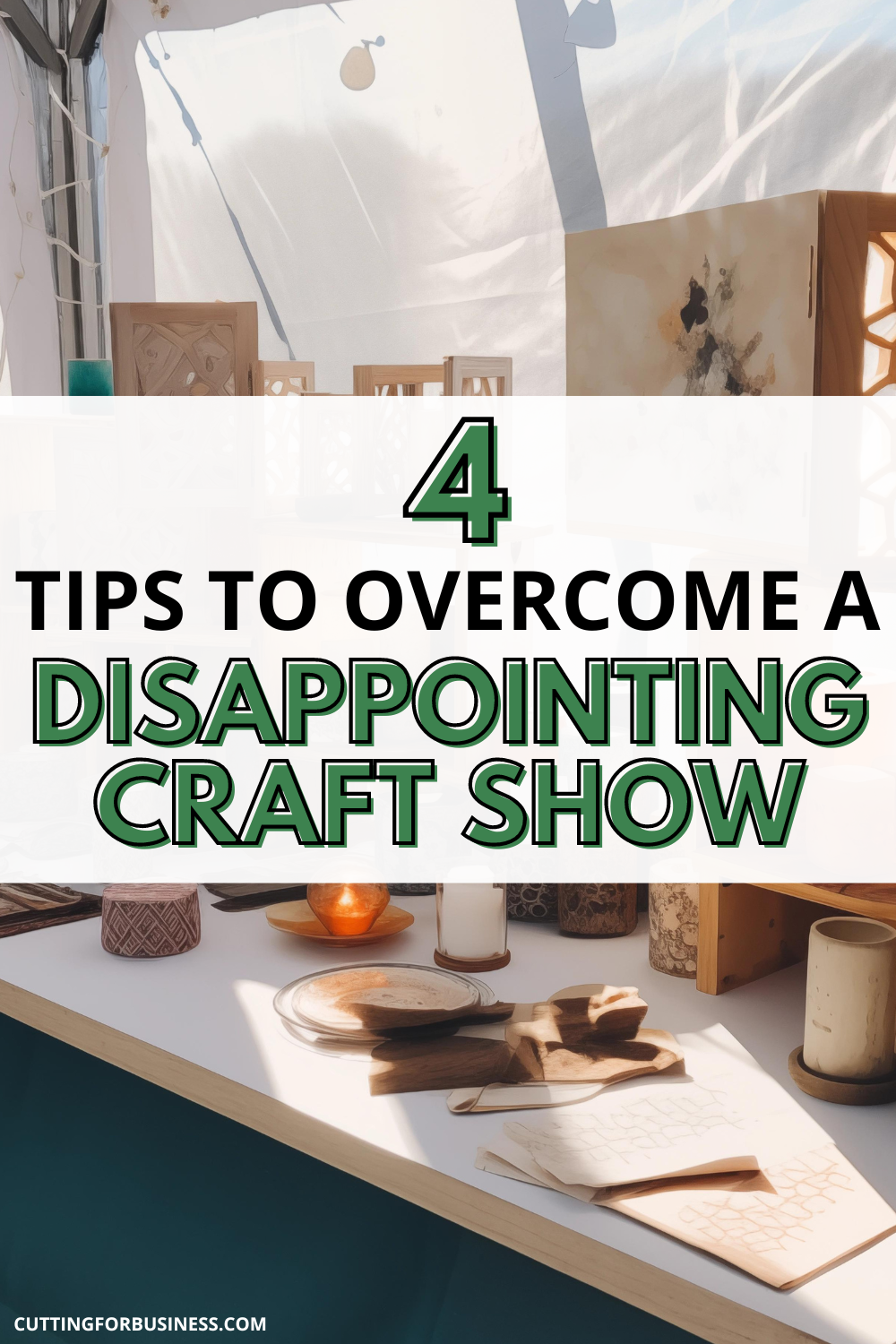 4 Tips to Overcome a Disappointing Craft Show - cuttingforbusiness.com