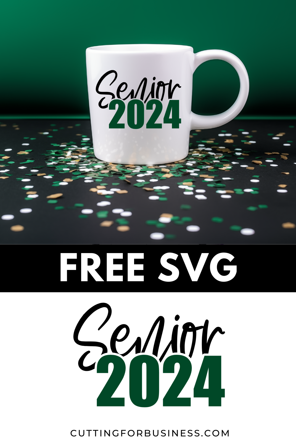 Free Senior 2024 SVG Cut File - cuttingforbusiness.com