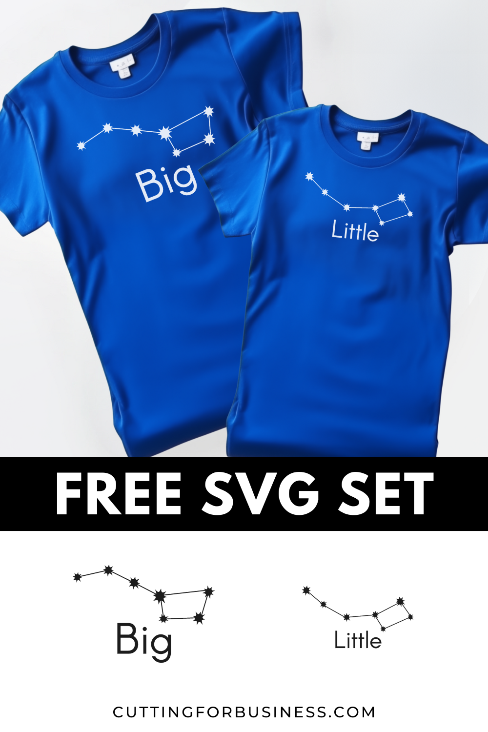 Free SVG Set - Dad and Me Big/Little Dipper - cuttingforbusiness.com