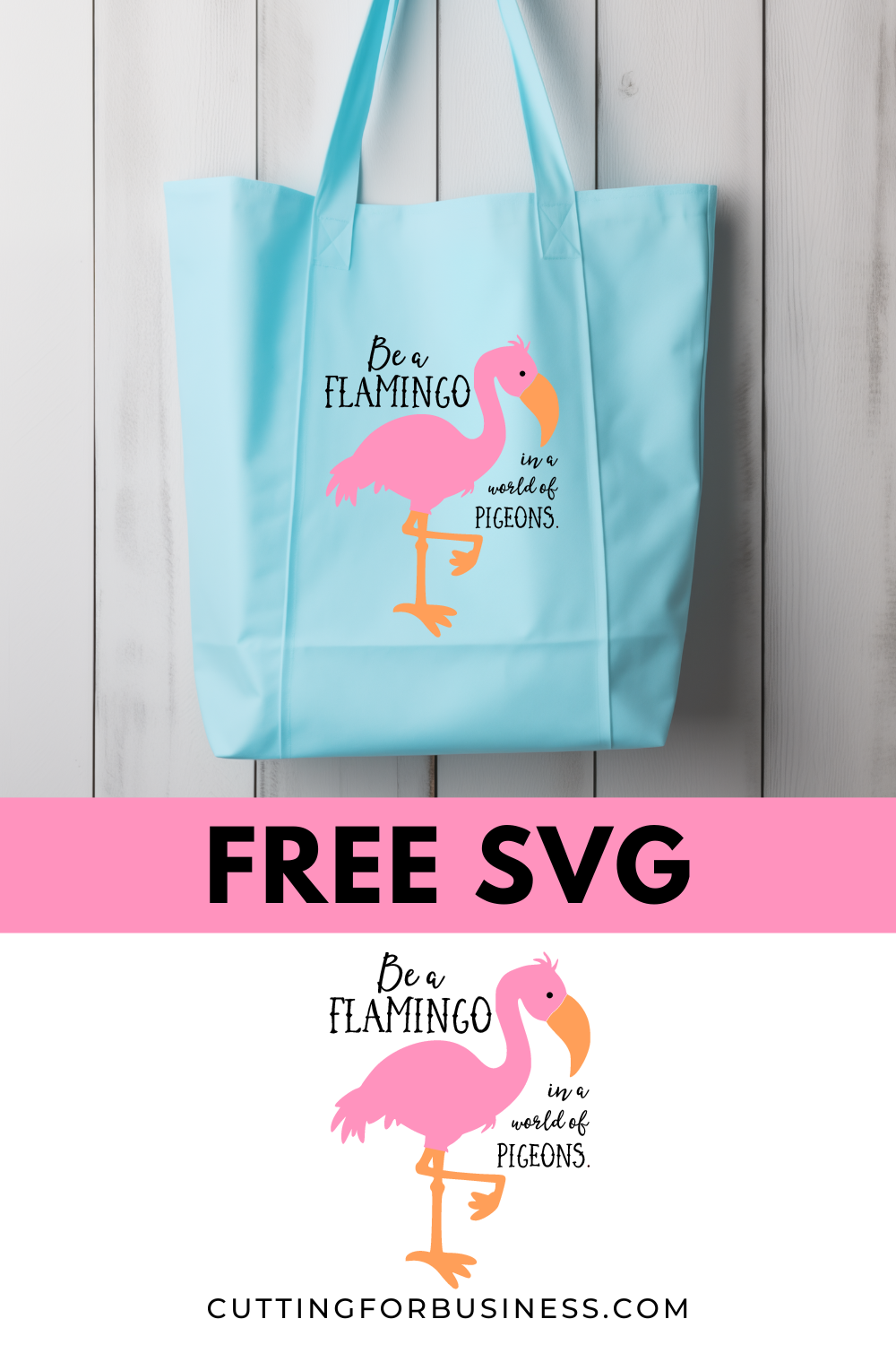 Free Flamingo SVG - cuttingforbusiness.com