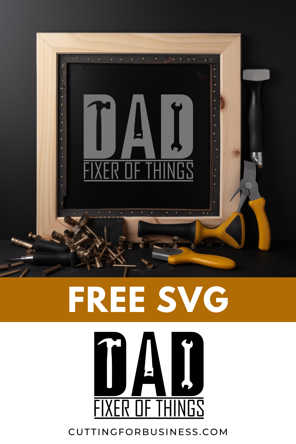 Free Father's Day SVG - cuttingforbusiness.com