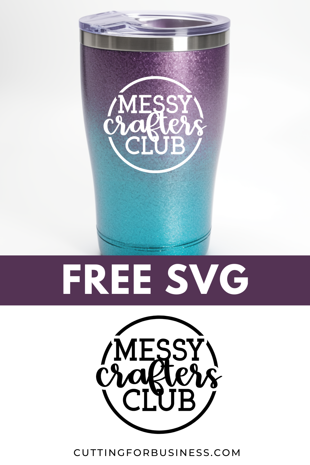 Free Messy Crafters Club SVG - cuttingforbusiness.com
