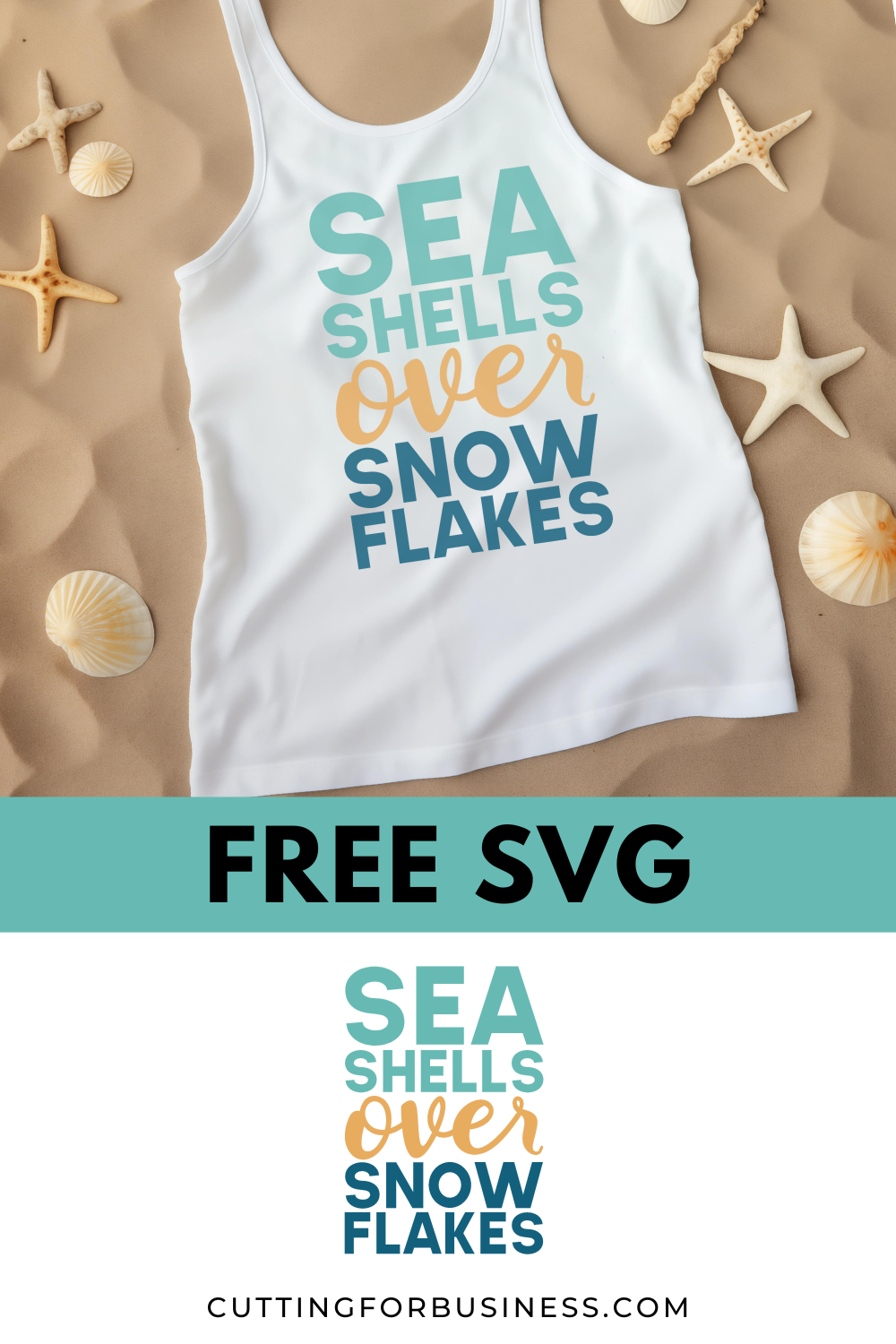 Free beach SVG - cuttingforbusiness.com