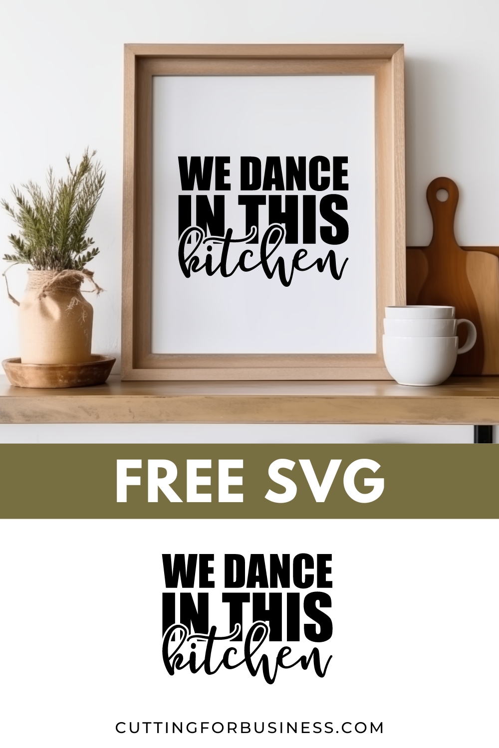 Free We Dance in This Kitchen SVG - cuttingforbusiness.com