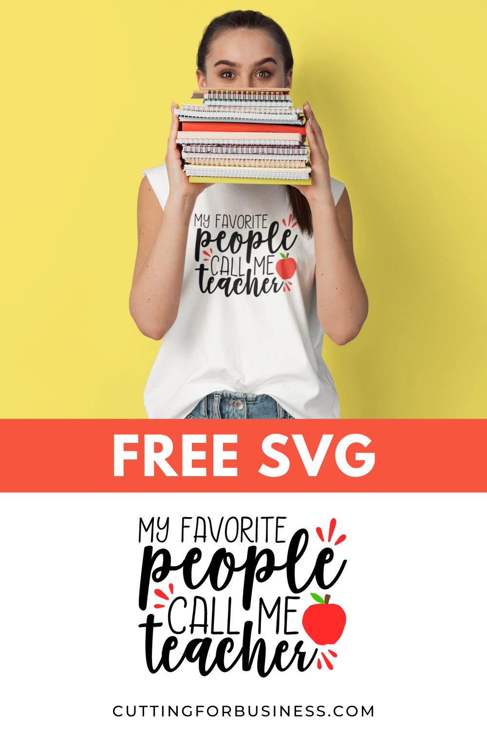 Free Teacher SVG - My Favorite People Call Me Teacher - cuttingforbusiness.com