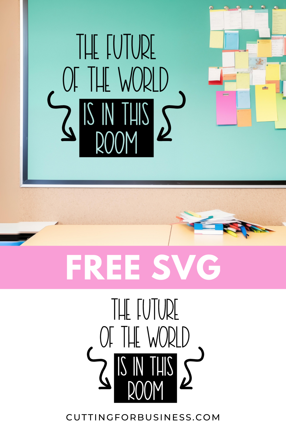 Free Back to School Classroom SVG - cuttingforbusiness.com