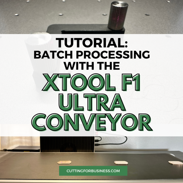 Tutorial: Batch Processing with the xTool F1 Ultra Conveyor