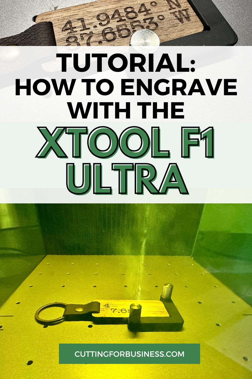 Tutorial: Engraving with the xTool F1 Ultra - cuttingforbusiness.com.