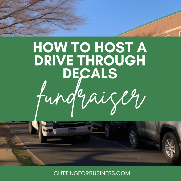 How to Organize a Drive Through Decals Fundraiser